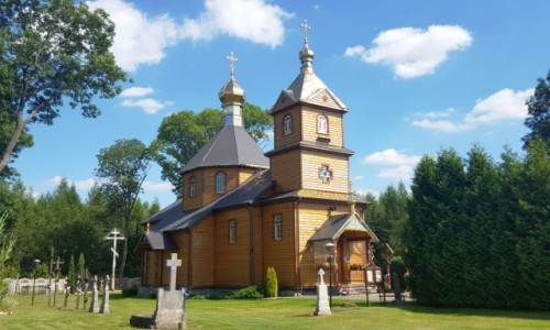 Zdjecie POLSKA / Podlasie / Telatycze / Drewniane cerkwie Podlasia