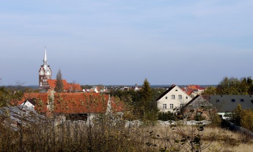 Zdjcie POLSKA / opolskie / Niemodlin / Widok na miasto, ze wzgrza cmentarnego.