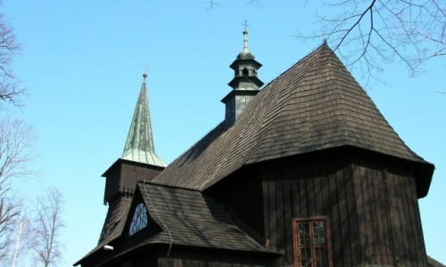 Zdjcie POLSKA / Wojewdztwo lskie / Gilowice / Koci w. Andrzeja Apostoa z XIV w.