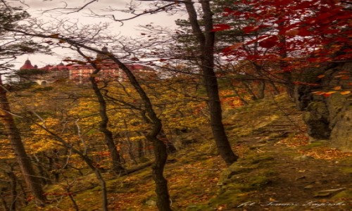 Zdjcie POLSKA / Sudety rodkowe / Przeomy Pod Ksiem / cieka nad urwiskiem