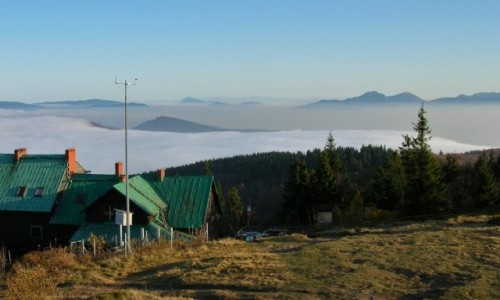 Zdjcie POLSKA / Beskid ywiecki / Wielka Racza / Widok na Ma Fatr