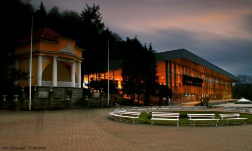 Zdjcie POLSKA / Beskidu Niskiego / Krynica Zdrj /  Deptak i centrum Krynicy.