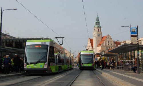 Zdjecie POLSKA / warmisko-mazurskie / Olsztyn / Olsztyn. Po 50 latach tramwaje znw jed ulicami miasta