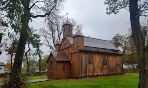 Zdjecie POLSKA / mazowieckie / Barcice / Drewniana architektura Mazowsza