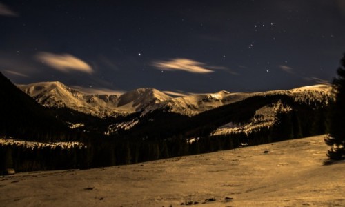 Zdjecie POLSKA / tatry / polana chochoowska / cicha noc