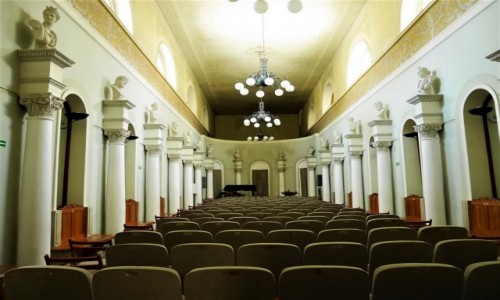 Zdjęcie POLSKA / Woj. świętokrzyskie / Sanatorium Marconi / Sala koncertowa