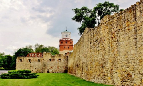 Zdjecie POLSKA / wojewdztwo dzkie / Wielu / Ruiny Baszty Prochownia z widokiem na Bram Krakowsk