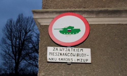Zdjecie POLSKA / wojewdztwo dolnolskie / Kudowa Zdrj / Zakaz ruchu w obu kierunkach