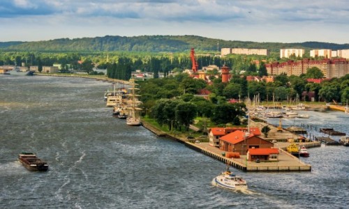 Zdjcie POLSKA / Pomorze Zachodnie / winoujcie / widok z latarni morskiej