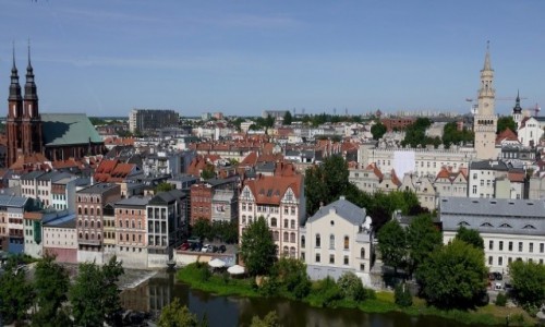 Zdjcie POLSKA / opolskie / Oppole / Panorama Opola