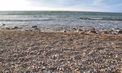Zdjęcie POLSKA / pomorskie / Rozewie / Rozewie - kamienista plaża