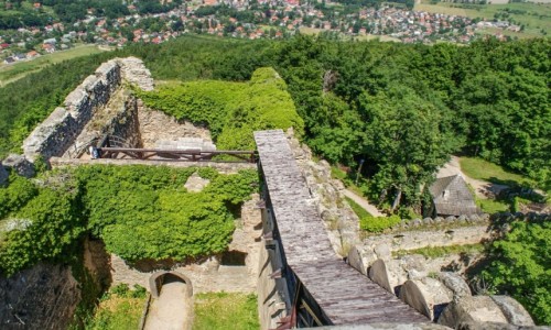 Zdjecie POLSKA / Karkonosze / Zamek Chojnik / Widok z  Zamku Chojnik