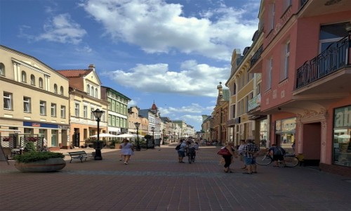 Zdjęcie POLSKA / Pomorze / Wejherowo / Na deptaku