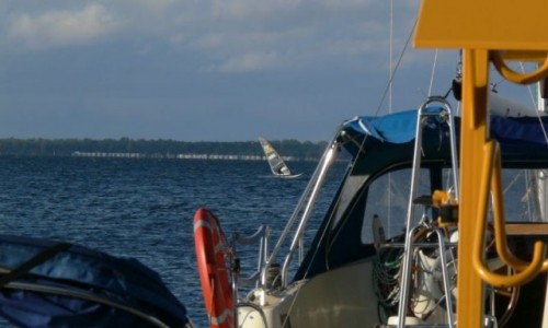 Zdjęcie POLSKA / Zatoka Pucka / Puck / surfer