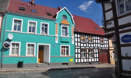 Zdjcie POLSKA / zachodniopomorskie / Maszewo / Maszewo, zabytkowa zabudowa rynku