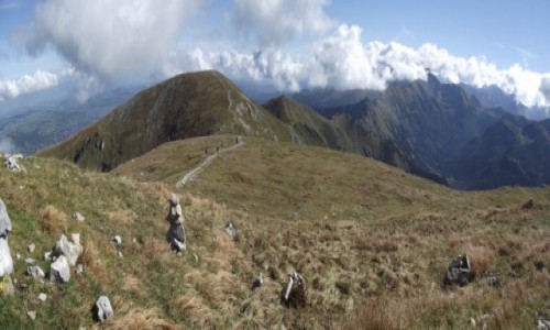 Zdjecie POLSKA / Tatry / Czerwone Wierchy / Widok z Krzesanicy w Kierunku Maoczniaka