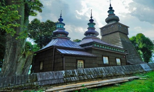 Zdjecie POLSKA / Gmina Muszyna. / Andrzejwka. / Szlak Architektury Drewnianej w Maopolsce.