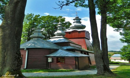Zdjecie POLSKA / Gmina Muszyna. / Muszynka. / Szlak Architektury Drewnianej w Maopolsce.