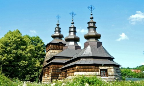 Zdjecie POLSKA / Gmina Muszyna. / Szczawnik. / Szlak Architektury Drewnianej w Maopolsce.