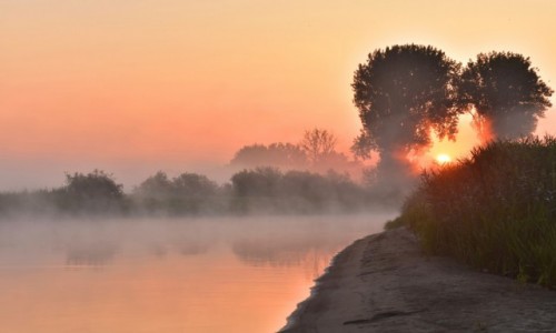 Zdjecie POLSKA / woj.wielkopolskie / gdzie za Pyzdrami / Wstaje dzie 