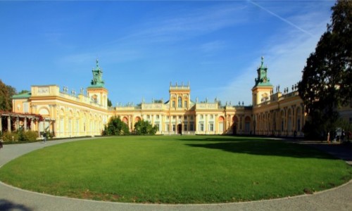 Zdjęcie POLSKA / Warszawa  / Wilanów / Pałac