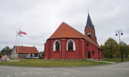 Zdjcie POLSKA / zachodniopomorskie / Nowe Warpno / Nowe Warpno, koci usytuowany na kocu pwyspu