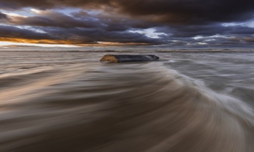 Zdj�cie POLSKA / pomorze / Jantar  / sztorm na zatoce Gdanskiej 