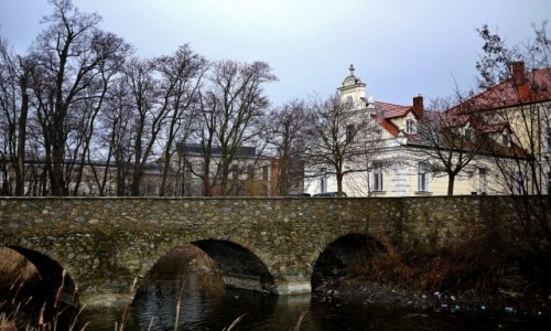 Zdjęcie POLSKA / dolnoślaskie / Kondradowice / Most dojazdowy i fragment pałacu.
