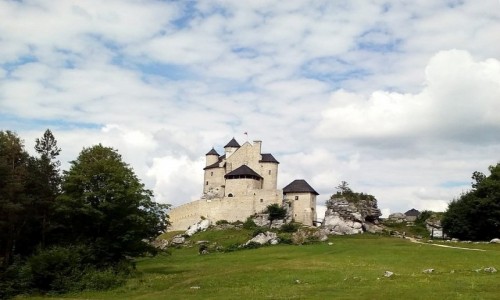 Zdjcie POLSKA / lskie / Niegowa / Bobolice widok z odlegoci