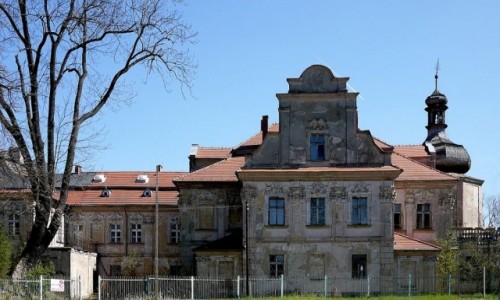 Zdjcie POLSKA / opolskie / Turawa /  Niszczejcy paac