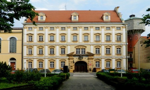 Zdjecie POLSKA / dolnolskie / Oawa / Fronton paacu