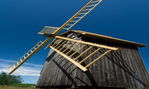 Zdjęcie POLSKA / Białowieża / Białowieża / Wiatrak