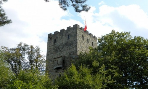 Zdjęcie POLSKA / małopolskie / Wytrzyszczka / Wieża zamku Tropsztyn