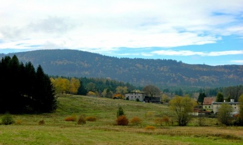 Zdjęcie POLSKA / dolnośląskie / Boguszów-Gorce / Widok na pasmo Dzikowca