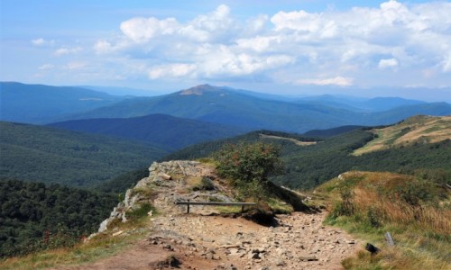 Zdjecie POLSKA / Bieszczady / Bukowe Berdo / grani Bukowego Berda....