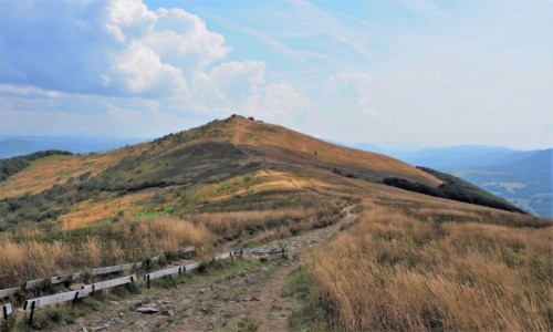 Zdjecie POLSKA / Bieszczady / Poonina Wetliska / jeszcze wida Chatk Puchatka...