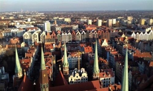 Zdjcie POLSKA / woj. pomorskie / Gdask / panorama z wieami