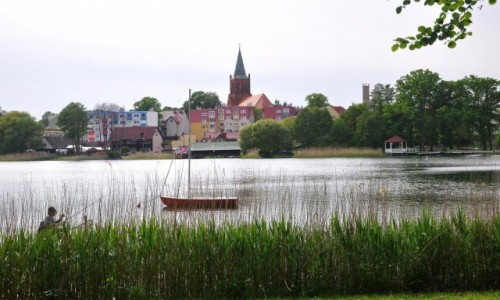Zdjcie POLSKA / zachodniopomorskie / Barlinek / Jezioro Barlineckie i widok na miasto