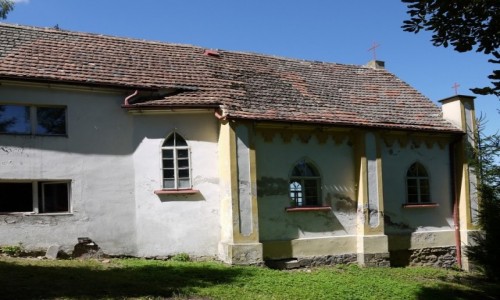 Zdjcie POLSKA / dolnolaskie / Lubawka / Koci Wniebowzicia NMP w Lubawce-Podlesiu widok boczny