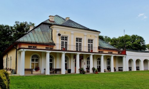 Zdjecie POLSKA / wojewdztwo lubelskie / Krasnobrd / Paac Leszczyskich z XVI wieku