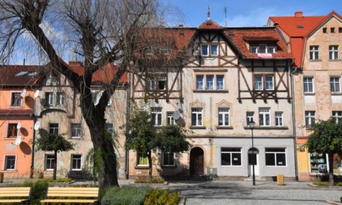 Zdjcie POLSKA / wojewdztwo dolnolskie / Wle / Kamieniczki przy rynku we Wleniu