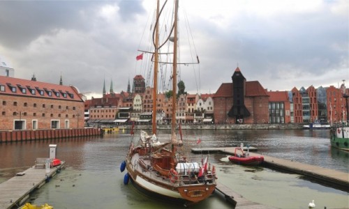 Zdjecie POLSKA / pomorskie / Gdask / Panorama Gdaska znad Motawy