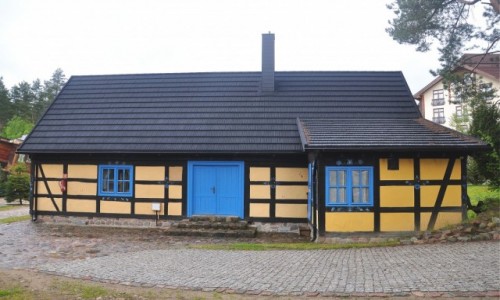 Zdjęcie POLSKA / pomorskie / Szymbark / Kaszubska chata, Szymbark