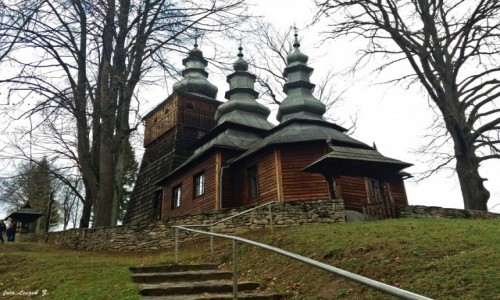 Zdjecie POLSKA / woj.maopolskie. / pow.nowosdecki. / Wojkowa - cerkiew w. w. Kosmy i Damiana
