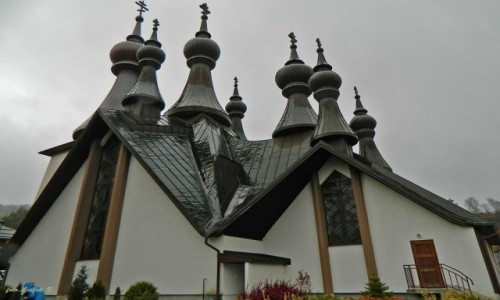 Zdjecie POLSKA / woj.maopolskie. / Krynica Zdrj. / Krynica Zdrj - cerkiew Prawosawna p.w. w. Rwnego Apostoom Ksicia Wodzimierza Wielkiego.