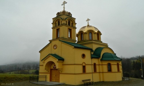 Zdjcie POLSKA / woj.maopolskie. / pow. Gorlice. / Bielanka - cerkiew Prawosawna Opieki Matki Boej.
