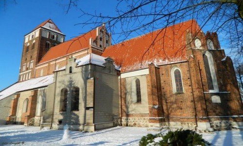 Zdjcie POLSKA / woj.warmisko-mazurskie. / pow. nowomiejski. / Nowe Miasto Lubawskie - koci p..w.w.Tomasza Apostoa.