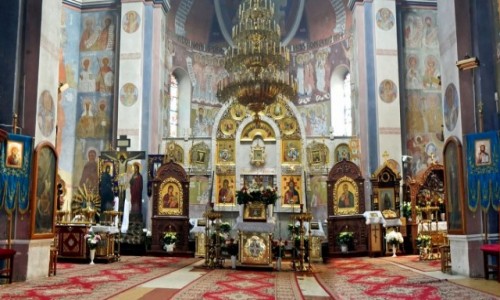 Zdjecie POLSKA / woj.podlaskie. / pow.biaostocki. / Grdek - Cerkiew  Narodzenia Najwitszej Maryi Panny - wntrze.