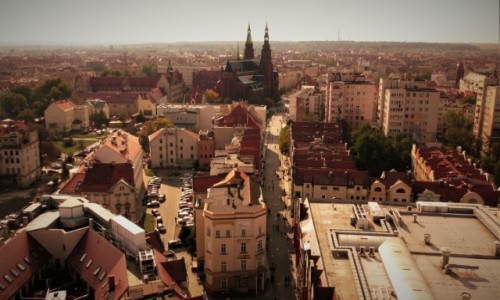 Zdjecie POLSKA / dolnolskie / Legnica / Legnica z lotu ptaka