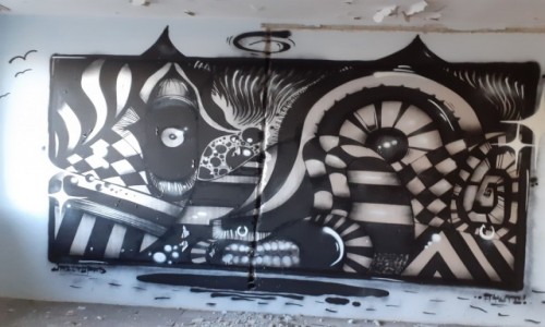 Zdjecie POLSKA / dolnolskie / Wrocaw / graffiti w TELWRO